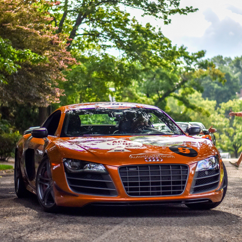 Seems like the only first-gen R8 painted in a real color